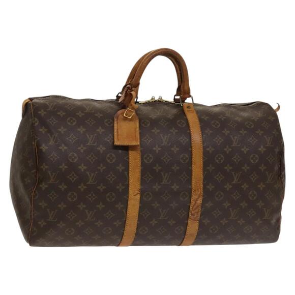 LOUIS VUITTON Monogram Keepall 55 Boston Bag M41424 - Picture 1 of 16